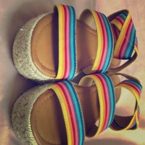 Rainbow sandals